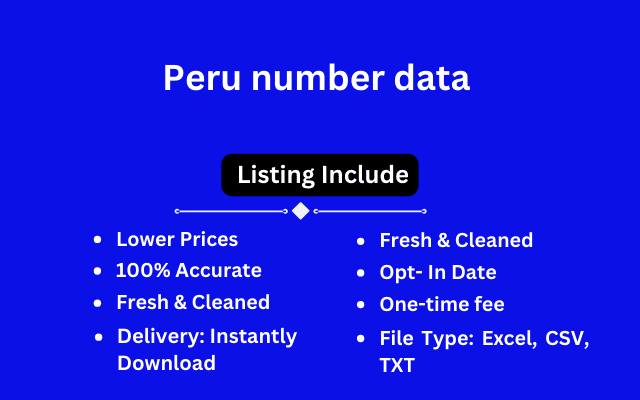 Peru number data