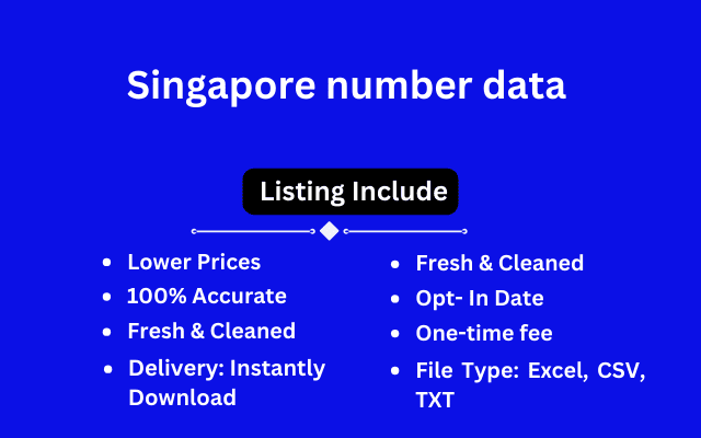 Singapore number data